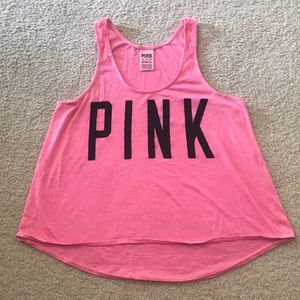 PINK Racerback Tanktop
